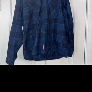 DIXXON Blue Checkered Flannel Shirt
